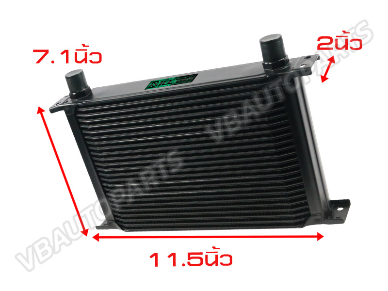 แผงออยคูลเลอร์ USDM ดำ AN10 (7Row-30Row) Black